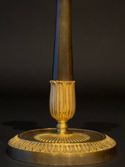 Glaude Galle/Fontainebleau, rara coppia di candelabri in stile Impero.
