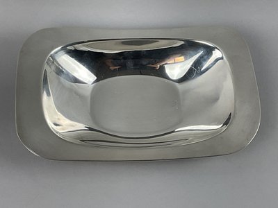 Art Deco style silver plated bread basket
