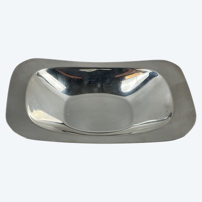Art Deco style silver plated bread basket