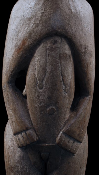 Statue, cult figure, tribal art, Oceanic art, Papua New Guinea, Oceania, sculpture