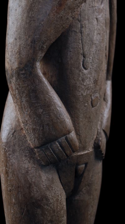Statue, cult figure, tribal art, Oceanic art, Papua New Guinea, Oceania, sculpture