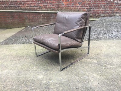 Fauteuil De Preben Fabricius & Jørgen Kastholm, Edition Walter Knoll