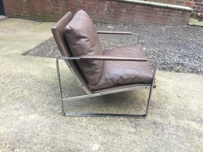 Fauteuil De Preben Fabricius & Jørgen Kastholm, Edition Walter Knoll