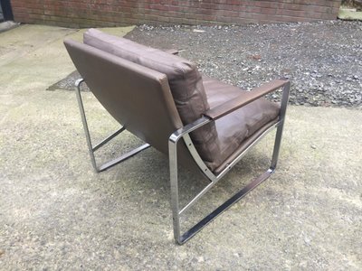 Fauteuil De Preben Fabricius & Jørgen Kastholm, Edition Walter Knoll