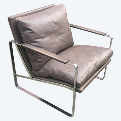 Fauteuil De Preben Fabricius & Jørgen Kastholm, Edition Walter Knoll