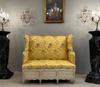 Rarissime Banquette A Système d'Epoque Louis XV Vers 1730