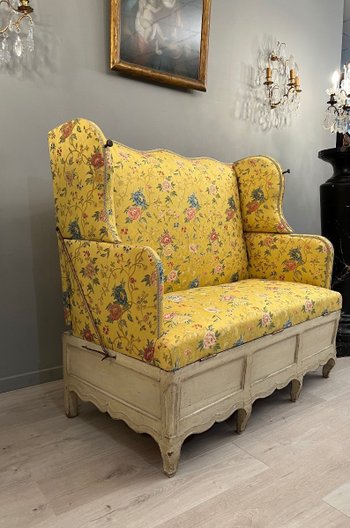 Rarissime Banquette A Système d'Epoque Louis XV Vers 1730
