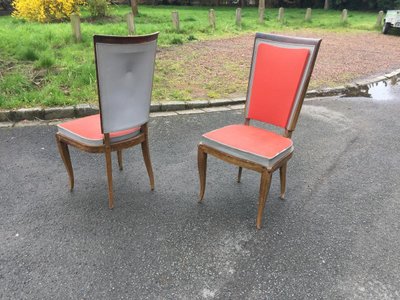 Suite Of 8 Art Deco Chairs, Circa 1930/1940