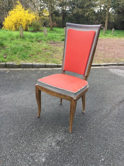 Suite Of 8 Art Deco Chairs, Circa 1930/1940