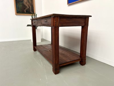 Piccolo tavolo da drappeggio in pino degli anni '50