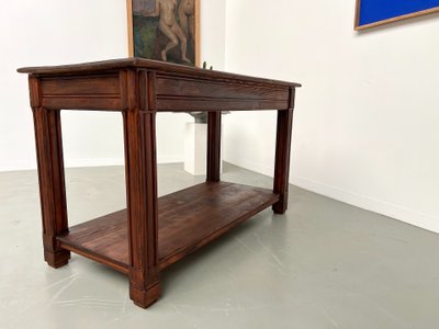 Piccolo tavolo da drappeggio in pino degli anni '50