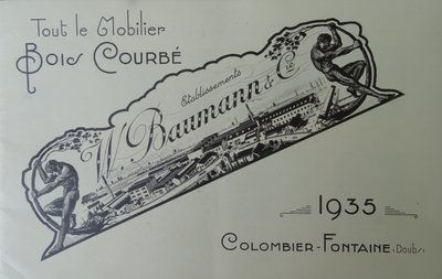 Tabouret Baumann "ménager" N°92 vers 1930, no Thonet