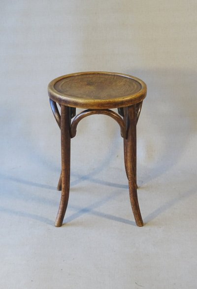 Tabouret Baumann "ménager" N°92 vers 1930, no Thonet