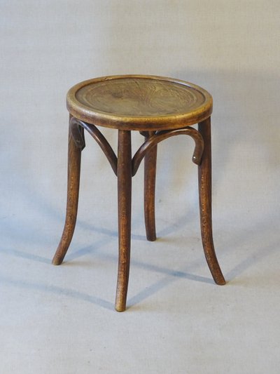 Tabouret Baumann "ménager" N°92 vers 1930, no Thonet
