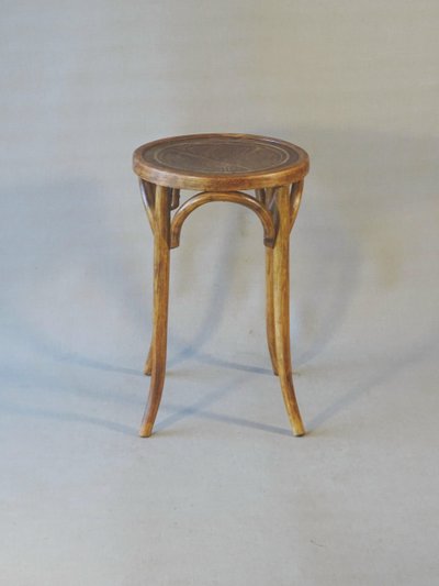 So-called piano stool by Baumann 1930, bistro, no Thonet