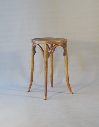 So-called piano stool by Baumann 1930, bistro, no Thonet