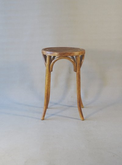 So-called piano stool by Baumann 1930, bistro, no Thonet