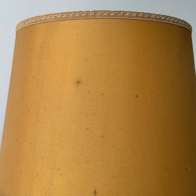 Murano lamp Venice 1960 gold inclusion arrow signature