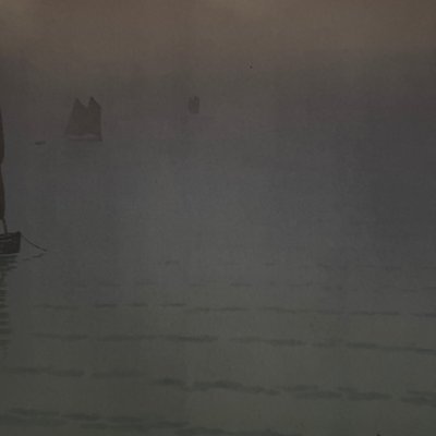 Lithograph by Henri Rivière Le Beau Pays de Bretagne - Brume en Mer