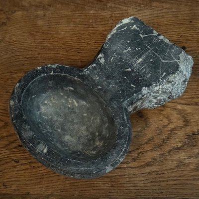 Small stoup in grey Sainte-Anne marble, Louis XIV period
