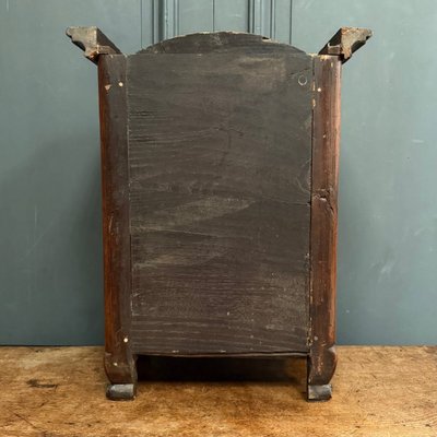 Small Louis XV mahogany display cabinet with winkle feet