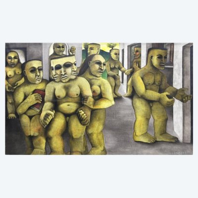 Michèle Demedts, *Tres Grand Tableau*, 1980/1990 circa