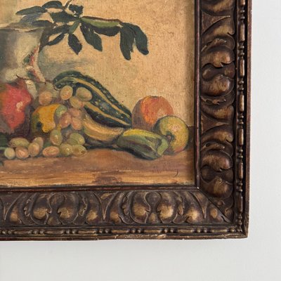 Öl auf Leinwand von M. Rery Stillleben mit Obst und Gemüse XX.