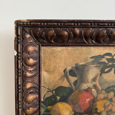 Öl auf Leinwand von M. Rery Stillleben mit Obst und Gemüse XX.