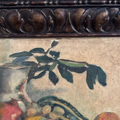 Öl auf Leinwand von M. Rery Stillleben mit Obst und Gemüse XX.