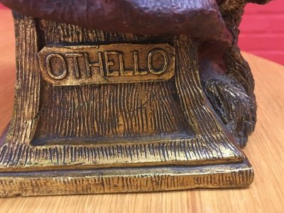 Goldscheider, "Otello", busto in terracotta, firmato circa 1900