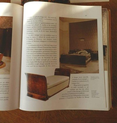 Jules Leleu, letto in stile Art Déco in mogano, circa 1927, referenziato,