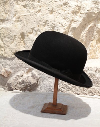 Felt bowler hat from Pangaud, hatter in Tours