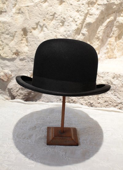 Felt bowler hat from Pangaud, hatter in Tours