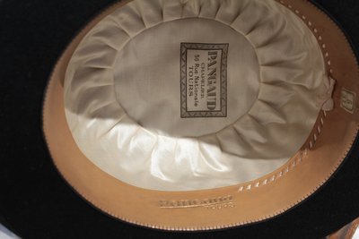 Felt bowler hat from Pangaud, hatter in Tours