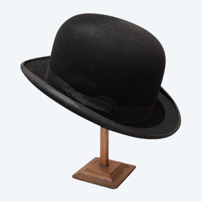 Felt bowler hat from Pangaud, hatter in Tours