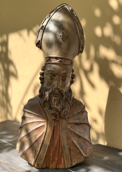 Busto di vescovo - XVIII secolo