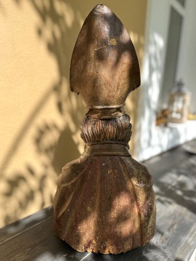 Busto di vescovo - XVIII secolo