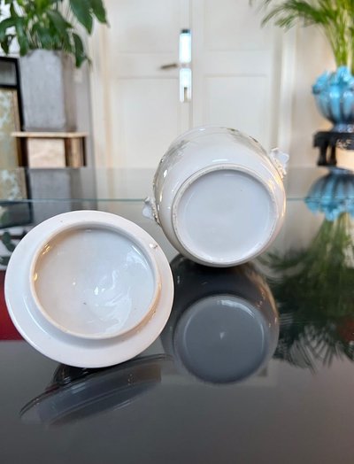 Old Paris Porcelain Sugar Bowl - Tea Coffee