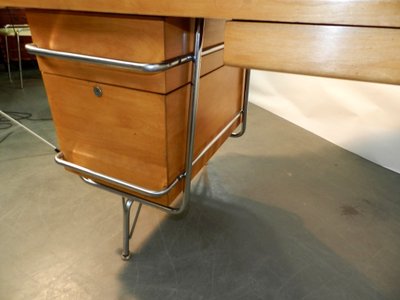 Scrivania e sedia Heywood Wakefield Trimline Kem Weber Design : U.s.a Periodo: 1950