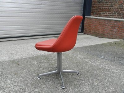 6 Eames Style Swivel Chairs Circa 1970