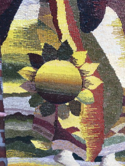 Art Deco Wandteppich Aus Wolle, Circa 1930/1950