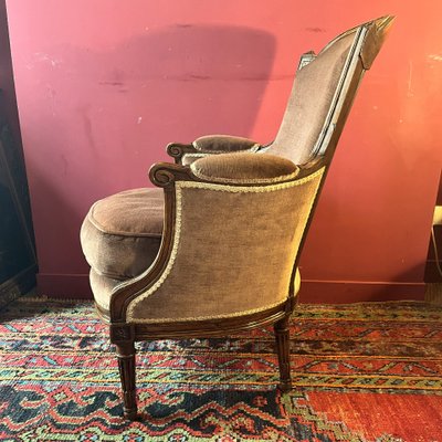 Large armchair stamped G. Jacob, Louis XVI period