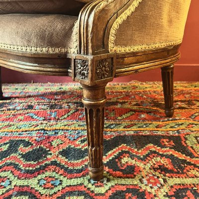 Large armchair stamped G. Jacob, Louis XVI period