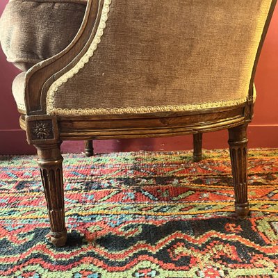Large armchair stamped G. Jacob, Louis XVI period
