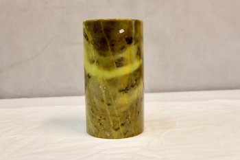 Vase oder Bleistifttopf aus Hartstein, 20. Jahrhundert
