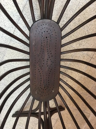 Große Jugendstil-Wiege aus gebogenem Holz, Thonet zugeschrieben, um 1900