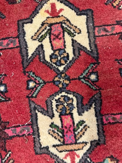 Tappeto persiano Hamedan, vintage, 128x84 cm