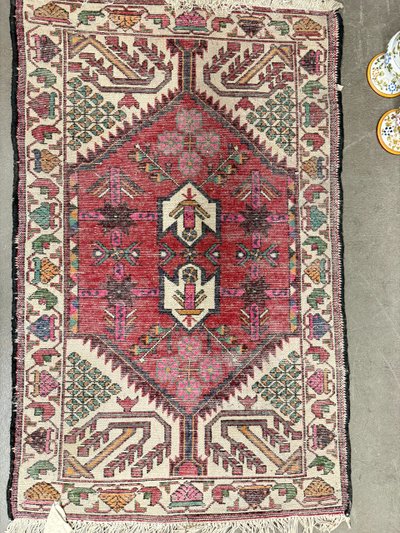 Tappeto persiano Hamedan, vintage, 128x84 cm