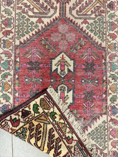 Tappeto persiano Hamedan, vintage, 128x84 cm
