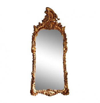 Miroir Régence En Bois Doré, XVIIIe Siècle